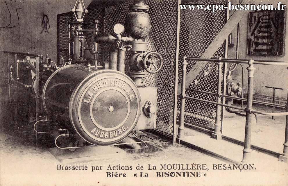 Brasserie par Actions de La MOUILLÈRE, BESANÇON. Bière "La BISONTINE"
